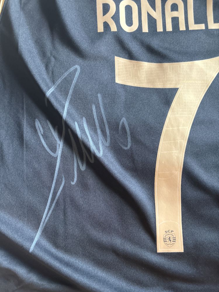 Koszulka Ronaldo z autografem