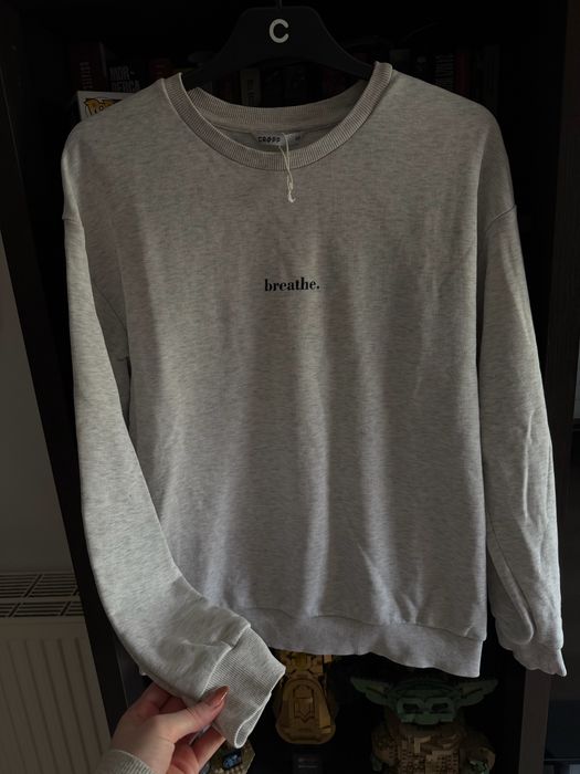 Szara bluza Basic Cropp XS