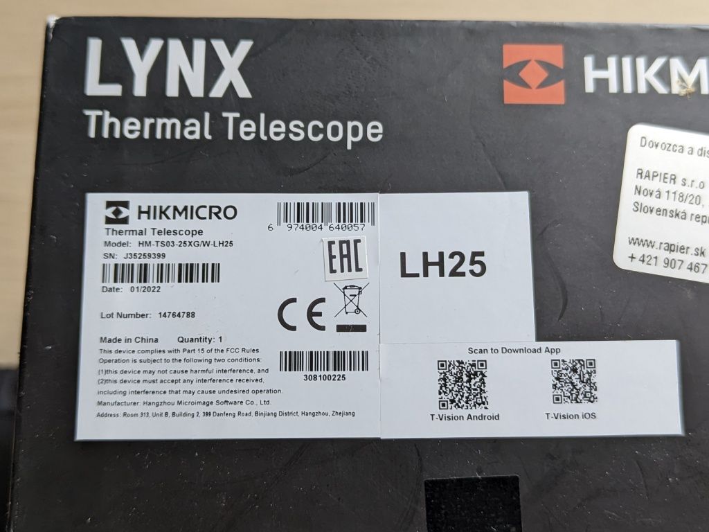 Теплрвізор Hickmicro Lynx Pro LH25 найркащий монокуляр виявлення дрон