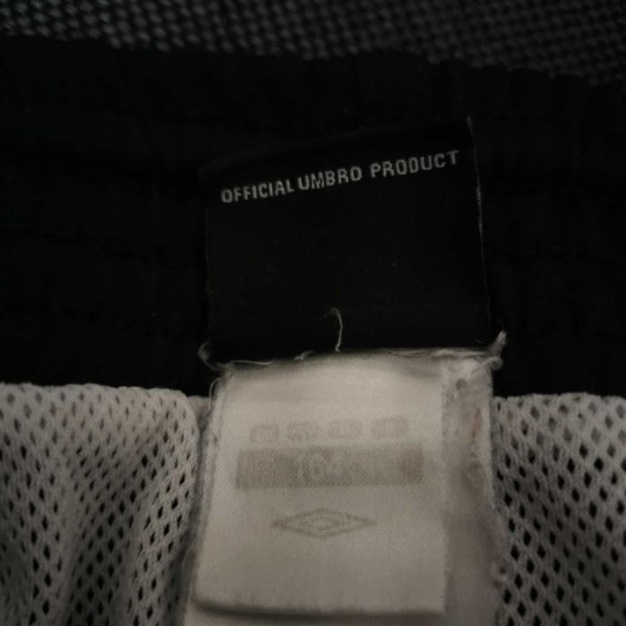 Czarne spodenki sportowe Umbro męskie M - na trening, siłownię, lato