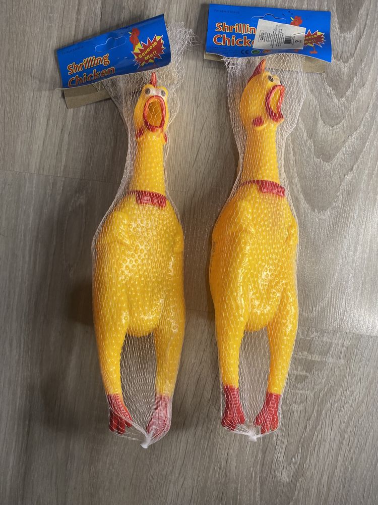 Nowy kurczak piszczacy dla psa 30 cm