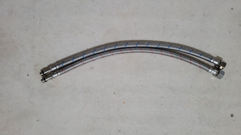 Wąż wężyk w oplocie 3/8" M10
