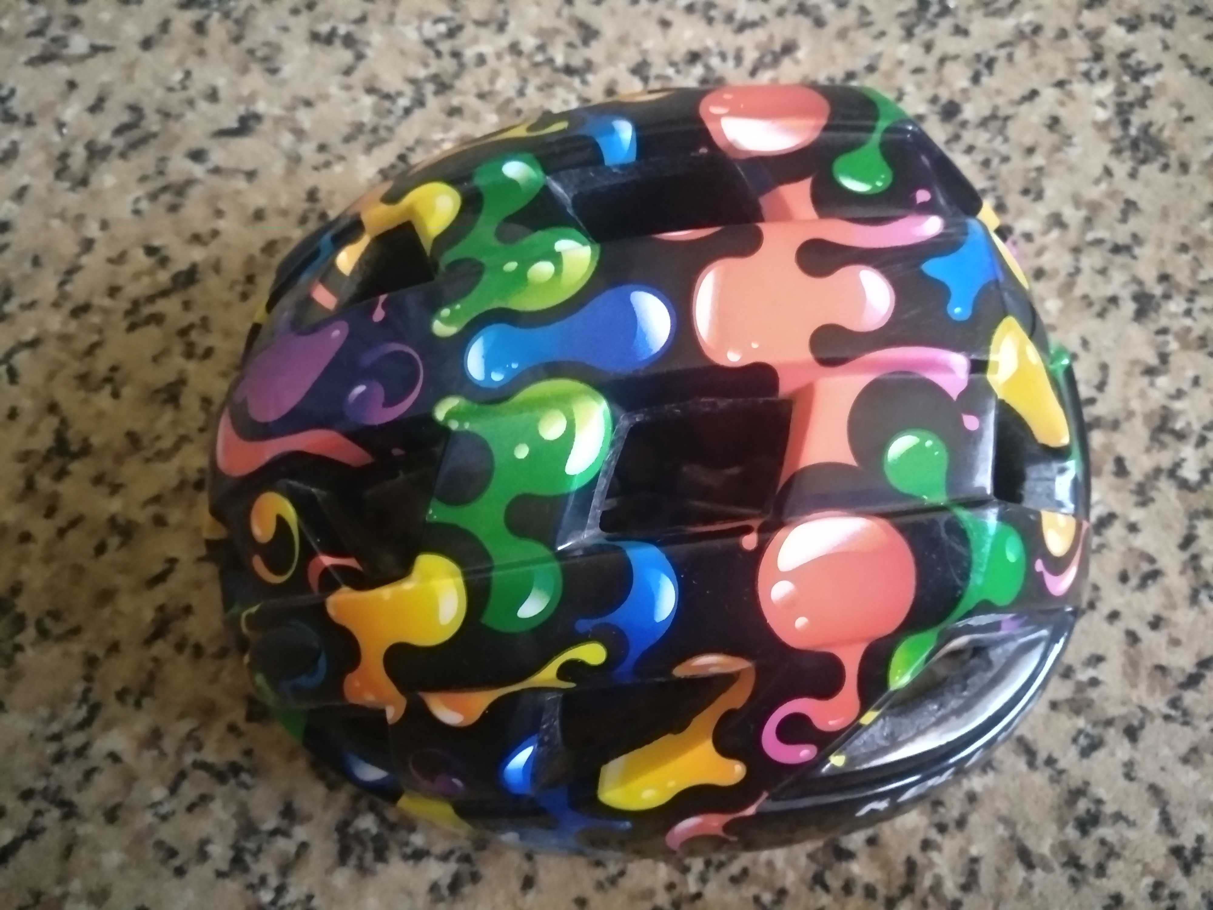 Велосипедный шлем KLS Smarty 54-58 (р) разноцветный черный