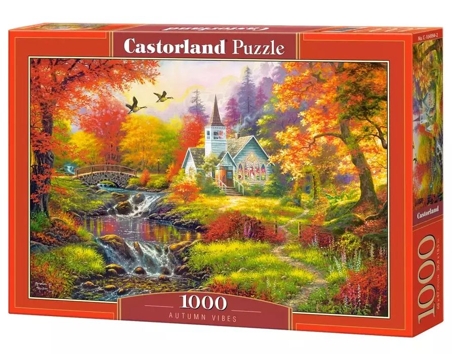 Puzzle 1000 elementów. Jesienne wibracje. Castorland. Nowy Produkt