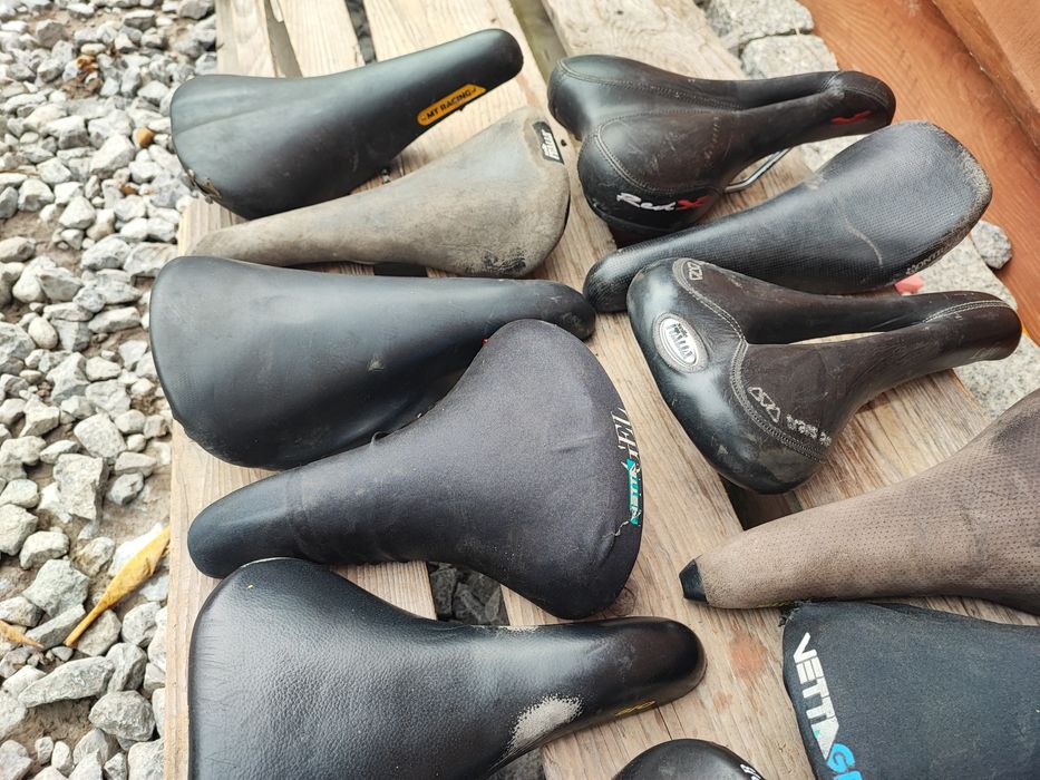 Pakiet siodełek rowerowych retro mtb Selle Italia Vuelta Bontrager