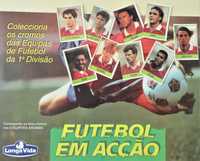 Lote de cromos Futebol em ACÇÃO /LongaVida (Benfica) época 92/93