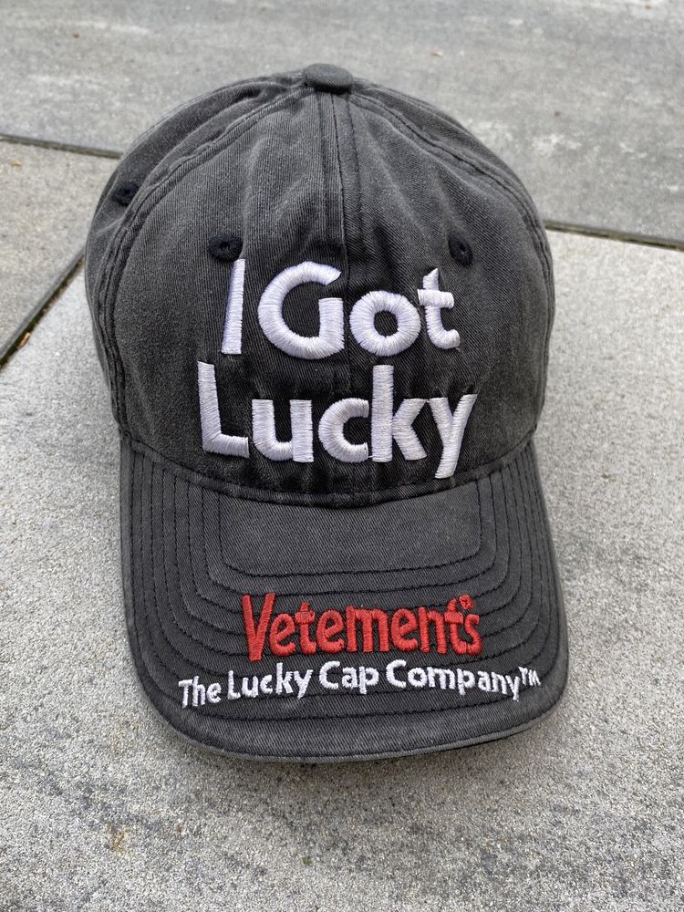 Vetements „I Got Lucky” czapka cap balenciaga rick owens chrome hearts