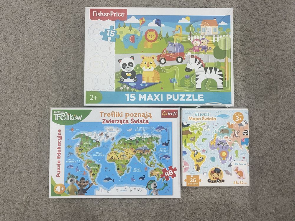 Gry planszowe, puzzle gry edukacyjne, 2-5 lat