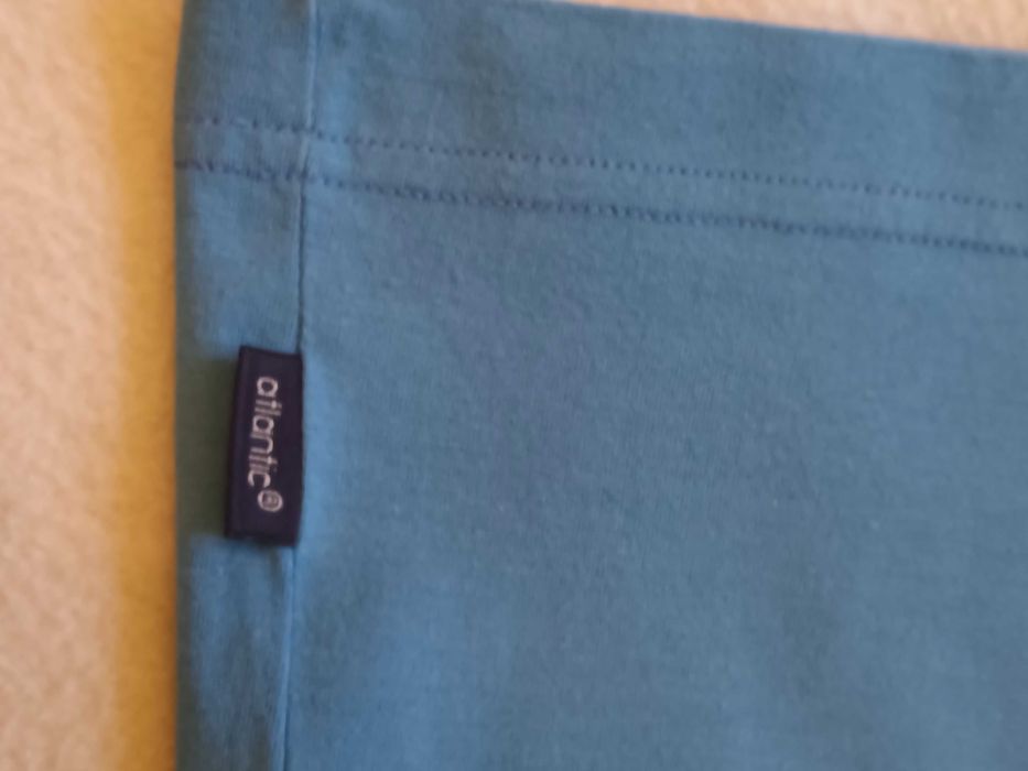 T-shirt męski koszulka męska z krótkim rękawem niebieska XL Atlantic