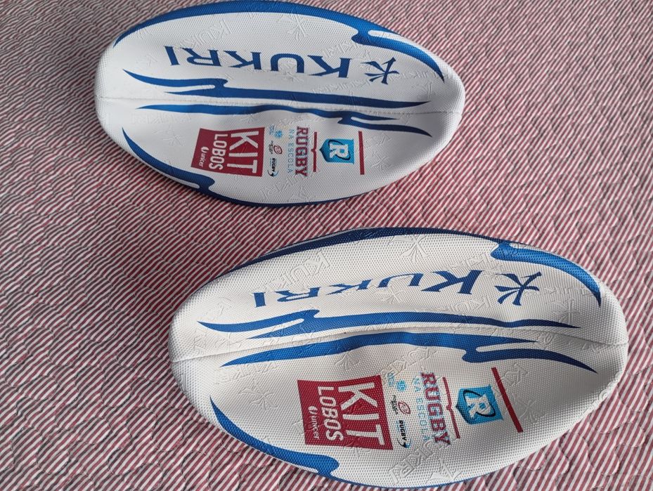 Duas bolas de rugby