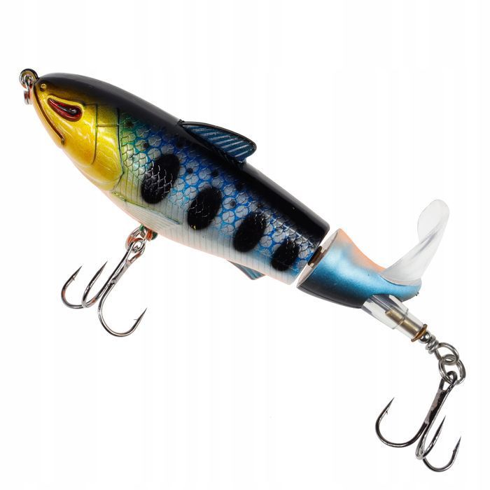 Wobler Popper Flopper na szczupaka suma sandacza zestaw 5 sztuk