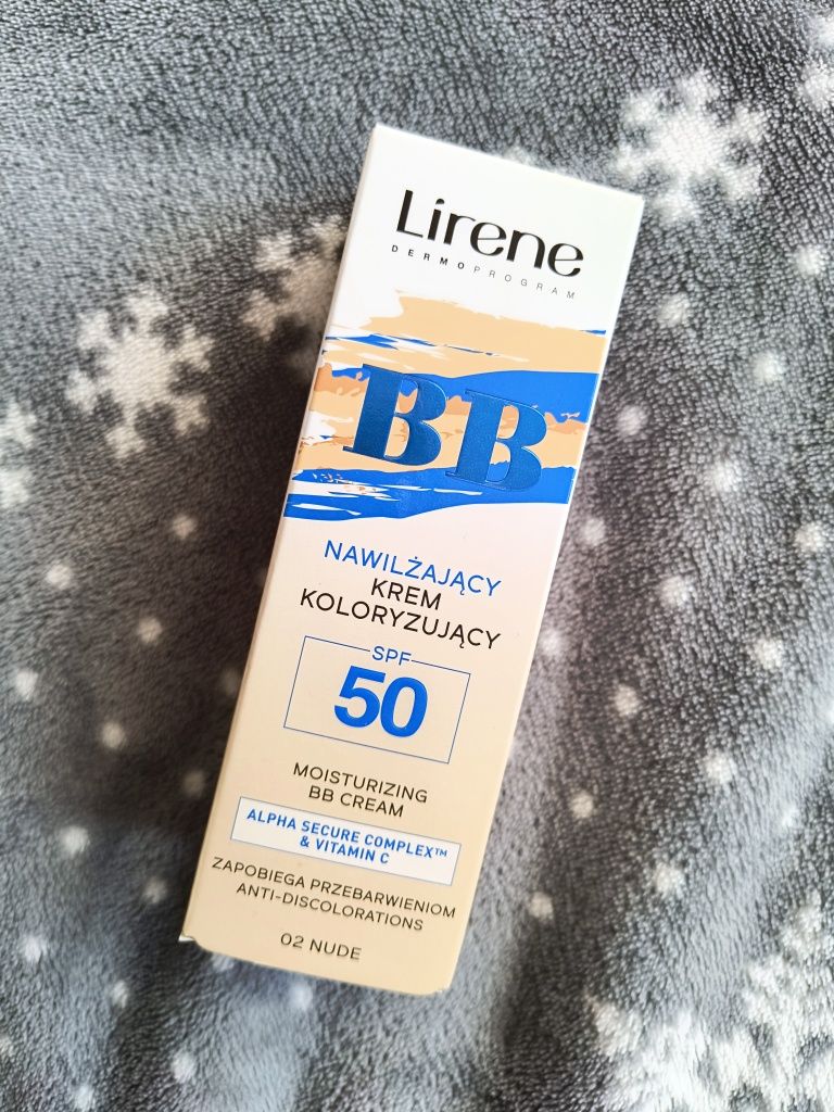 Lirene BB krem koloryzujący nawilżający, SPF50, 02 NUDE