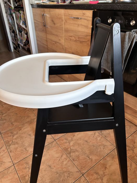 Krzesełko do karmienia drewniane Ikea