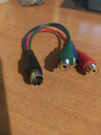 Кабель RGB rca-3 7 pin шнур провод переходник