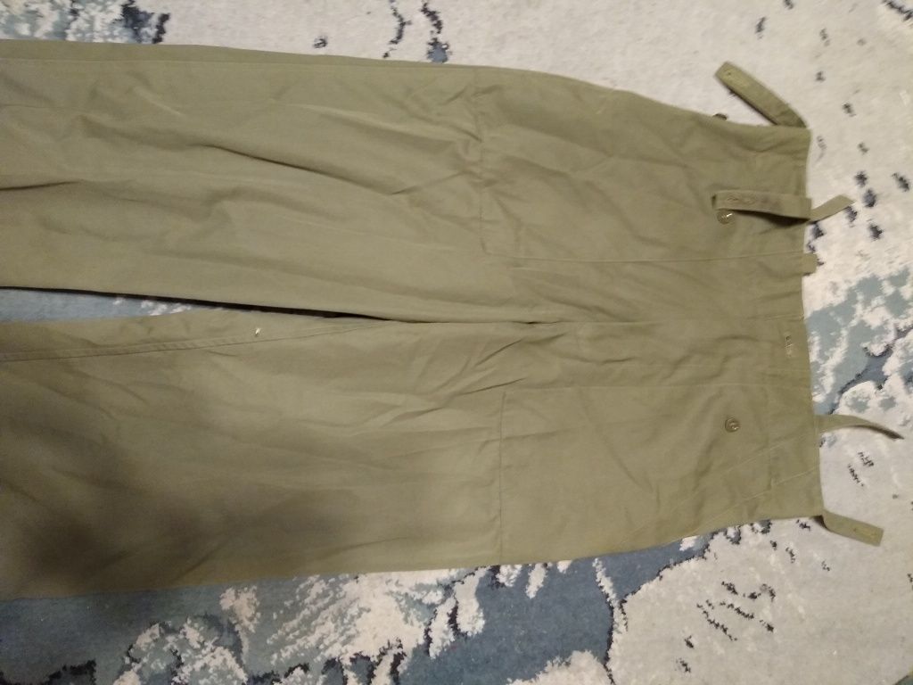 spodnie wojskowe moro jednokolorowe /zielone orginalne