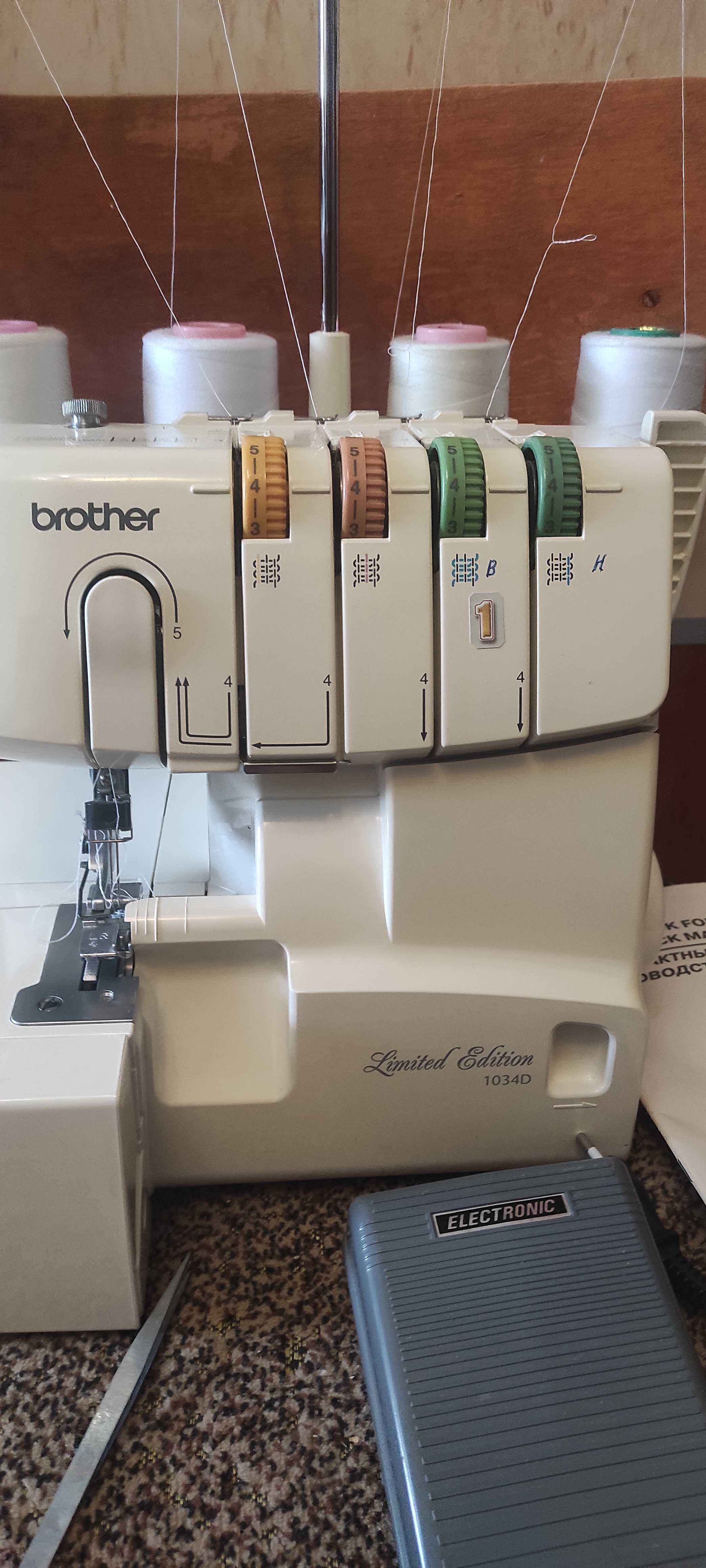 Продам оверлок Brother 1034d