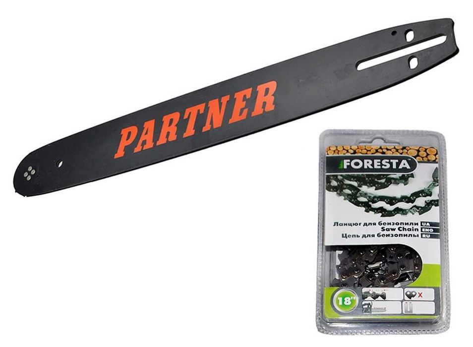 Шина 40см + цепь Foresta 57 звеньев шаг 3/8 паз 1,3 цепш430