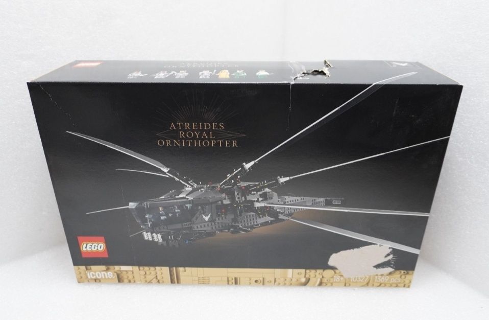 Nowe LEGO Icons Diuna — Atreides Royal Ornithopter (10327)