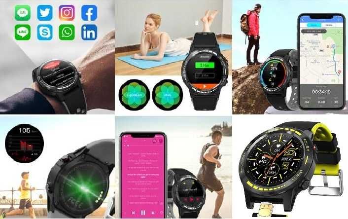 Smartwatch m7s  Amuled  GPS wbudowany telefon, pulsometr itp  NOWY