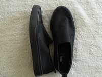 Czarne wsuwane buty trampki slip on Asos 39 jak nowe