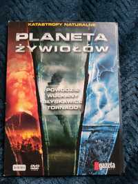 Filmy Dvd seria Planeta żywiołów Powodzie Wulkany Błyskawice Tornado