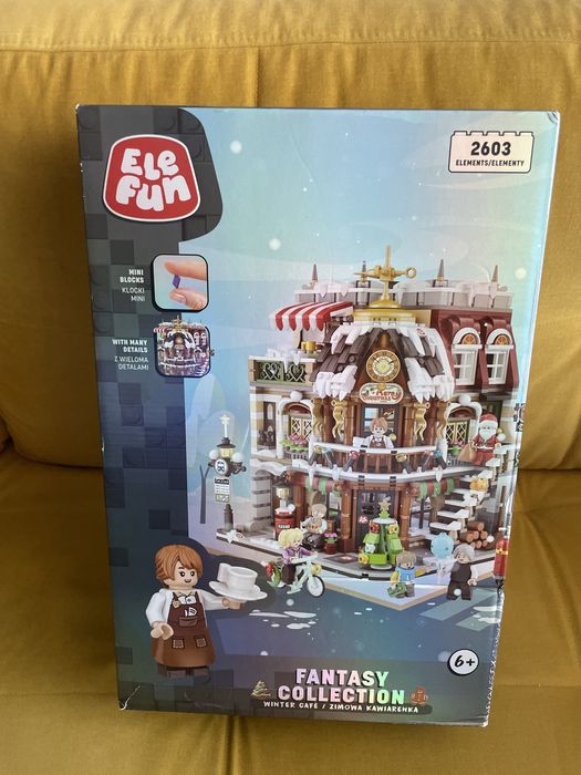 Klocki Lego Elefun ZIMOWA KAWIARENKA mini klocki 2603el