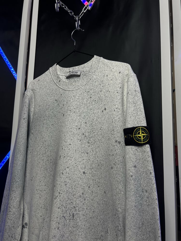 Кастомний tieday Світшот від Stone Island оригінал кофта