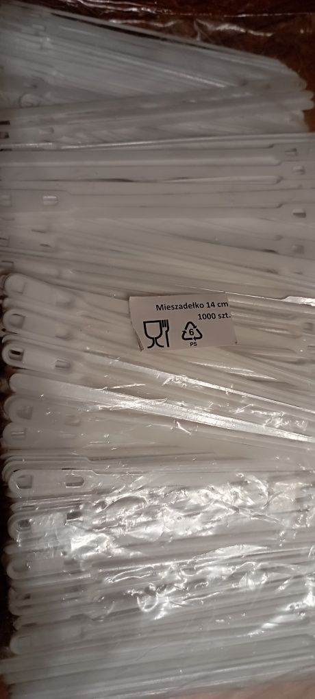 Plastikowe mieszadełka do kawy 1000 szt