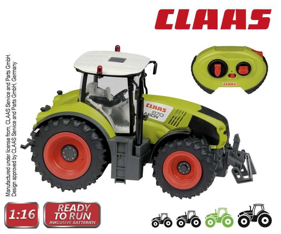 HAPPY PEOPLE 34424 Traktor Claas AXION 870 RC 1:16 Zdalnie sterowany