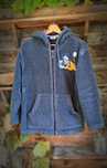 Grafitowa bluza, baranek Mickey