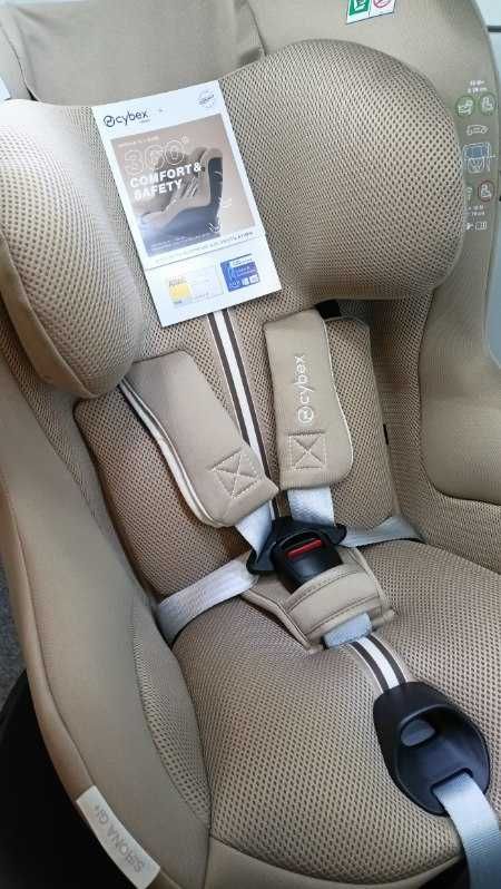Nowy fotelik obrotowy 360 CYBEX SIRONA Gi i-SIZE Almond Beige do 20kg