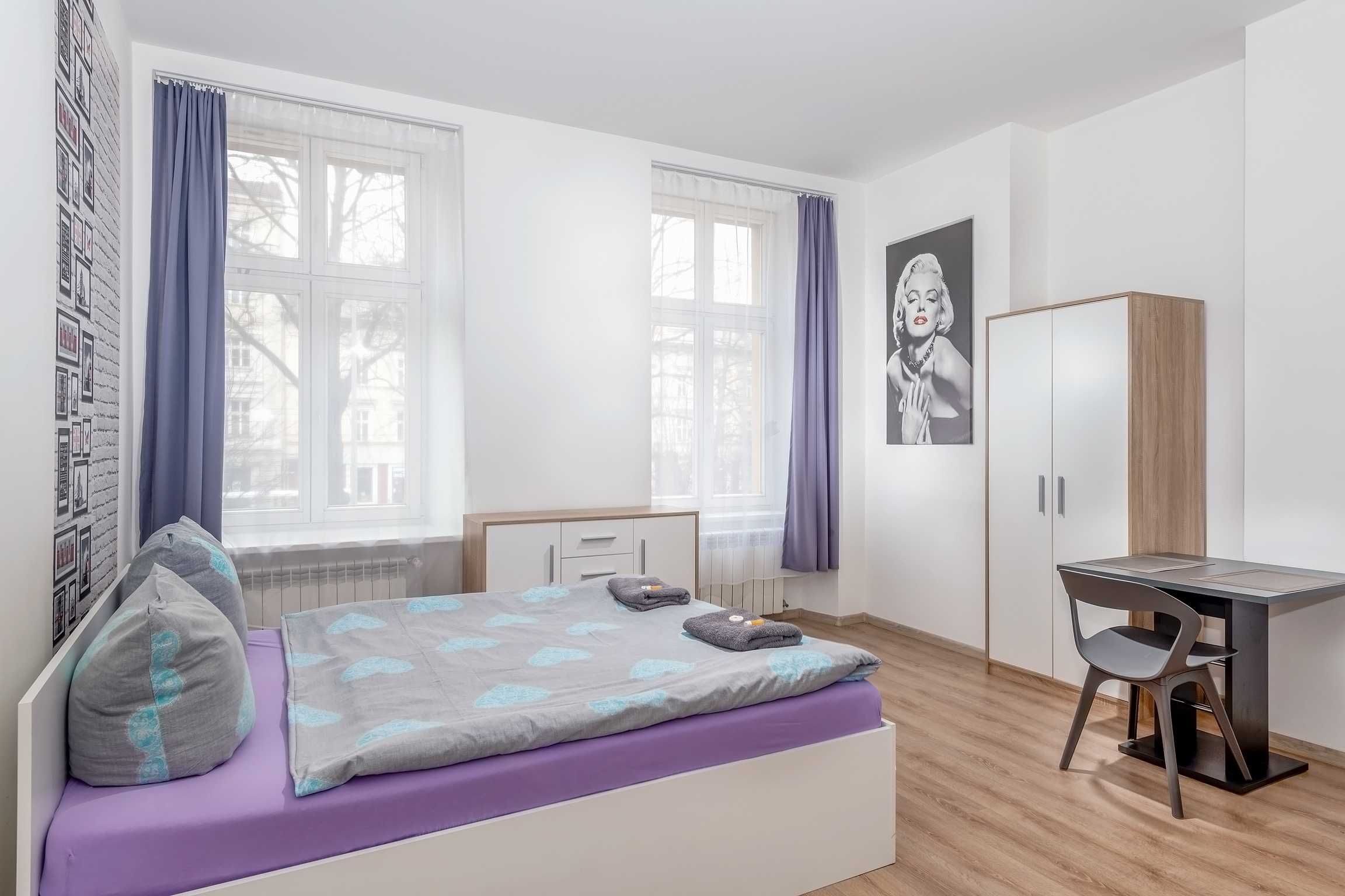 Pokoje 4 osobowe z prywatną łazienką w Centrum Krakowa