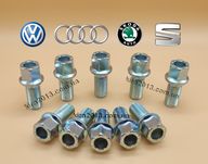 Колесные болты VAG (Оригинал) Для дисков AUDI, VW, SKODA, SEAT.