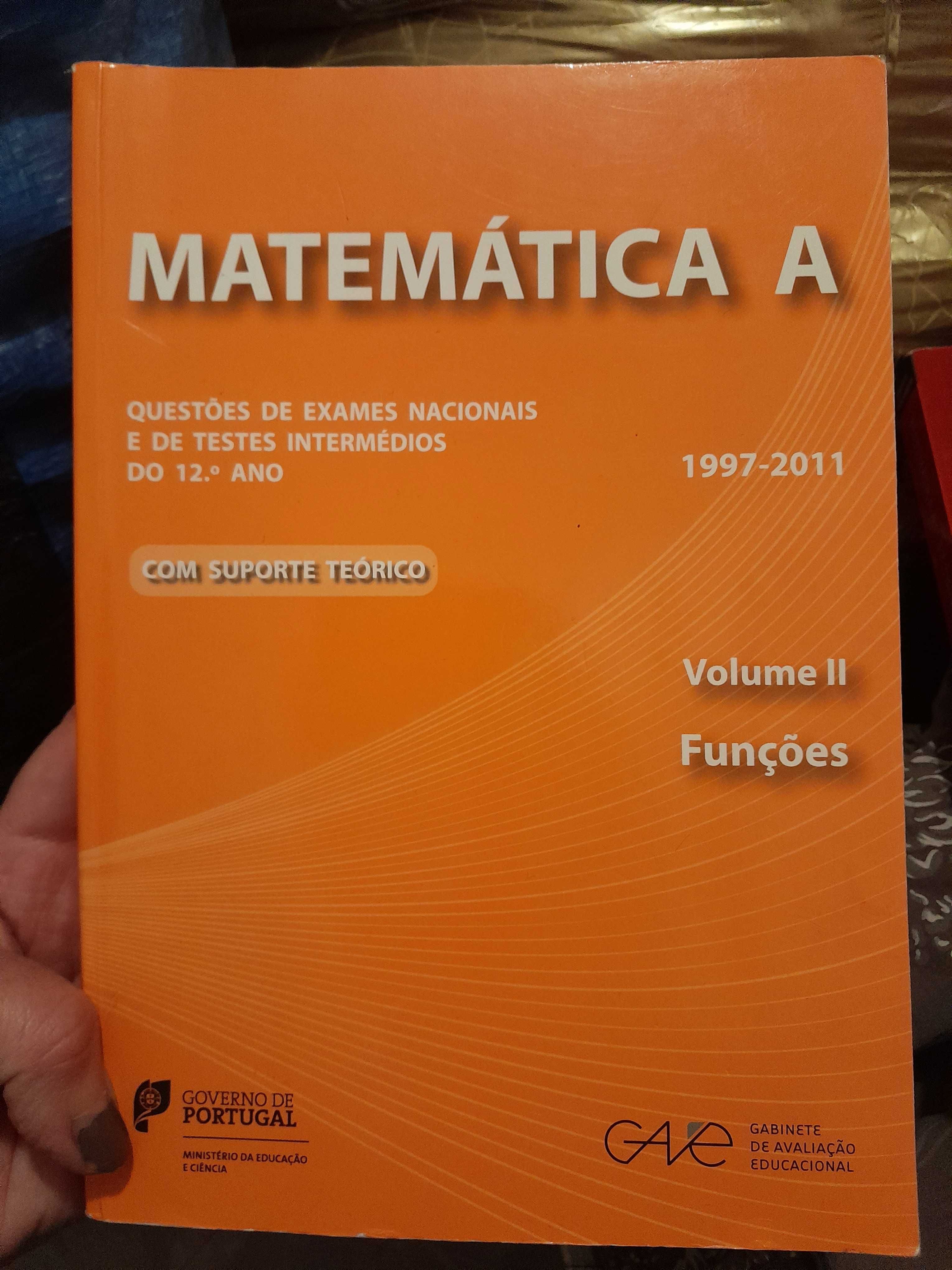 Cadernos do GAE para Matemática A do 12° ano