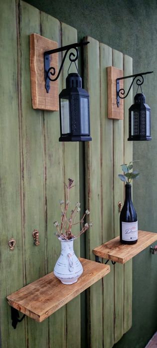 Portas antigas recicladas /Candeeiros