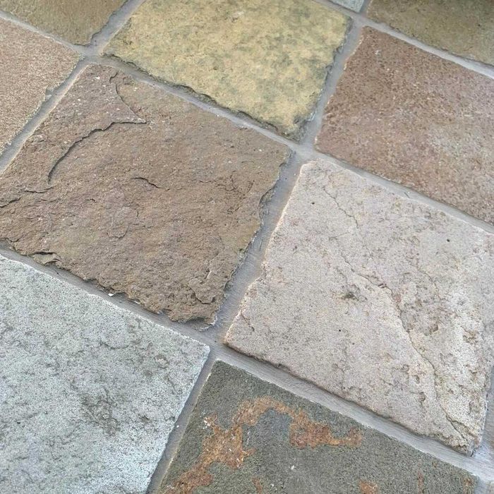 Płytki Wapień French antykowany 20x20x2 cm taras balkon kamień
