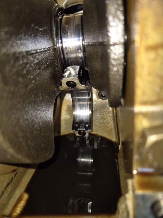 Silnik n43b20a uszkodzona panewka