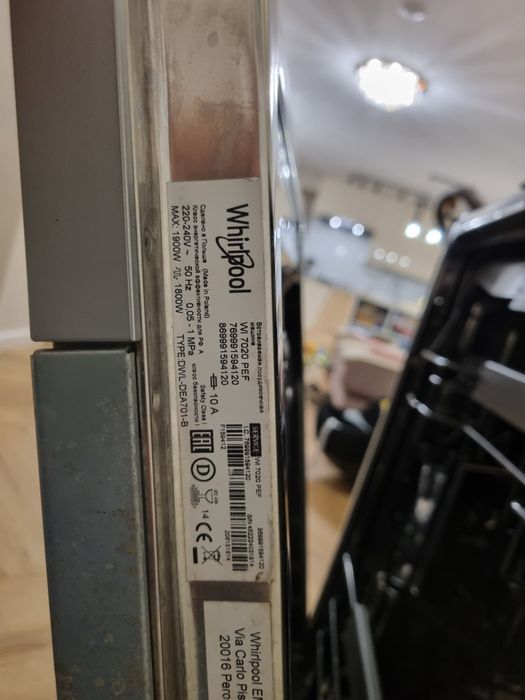 Zmywarka Whirlpool WI7020  PEF