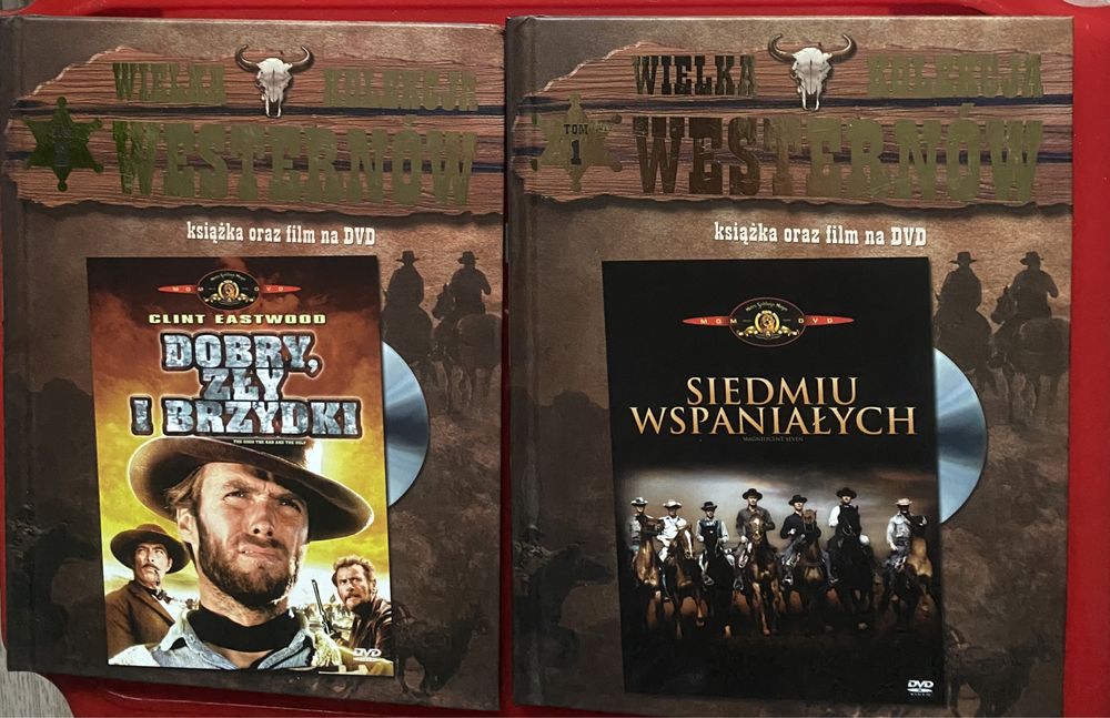 Film  DVD i książka - kolekcja Westernów  -nowa