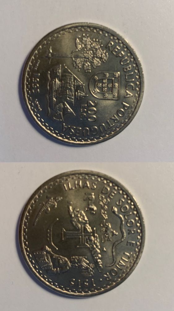 Moedas de 200 escudos