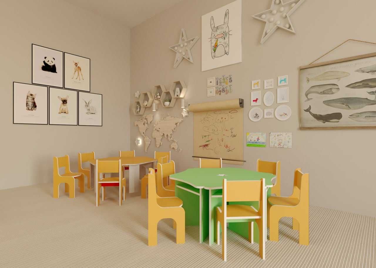 Детские столы, столики, кровати, шкафы, стулья Проектирование мебели
