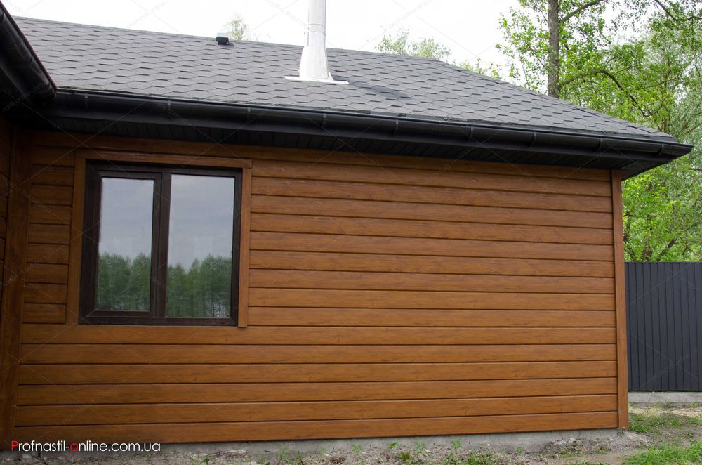 Блок хаус металевий, Фальш брус, Європанель, Металосайдинг.