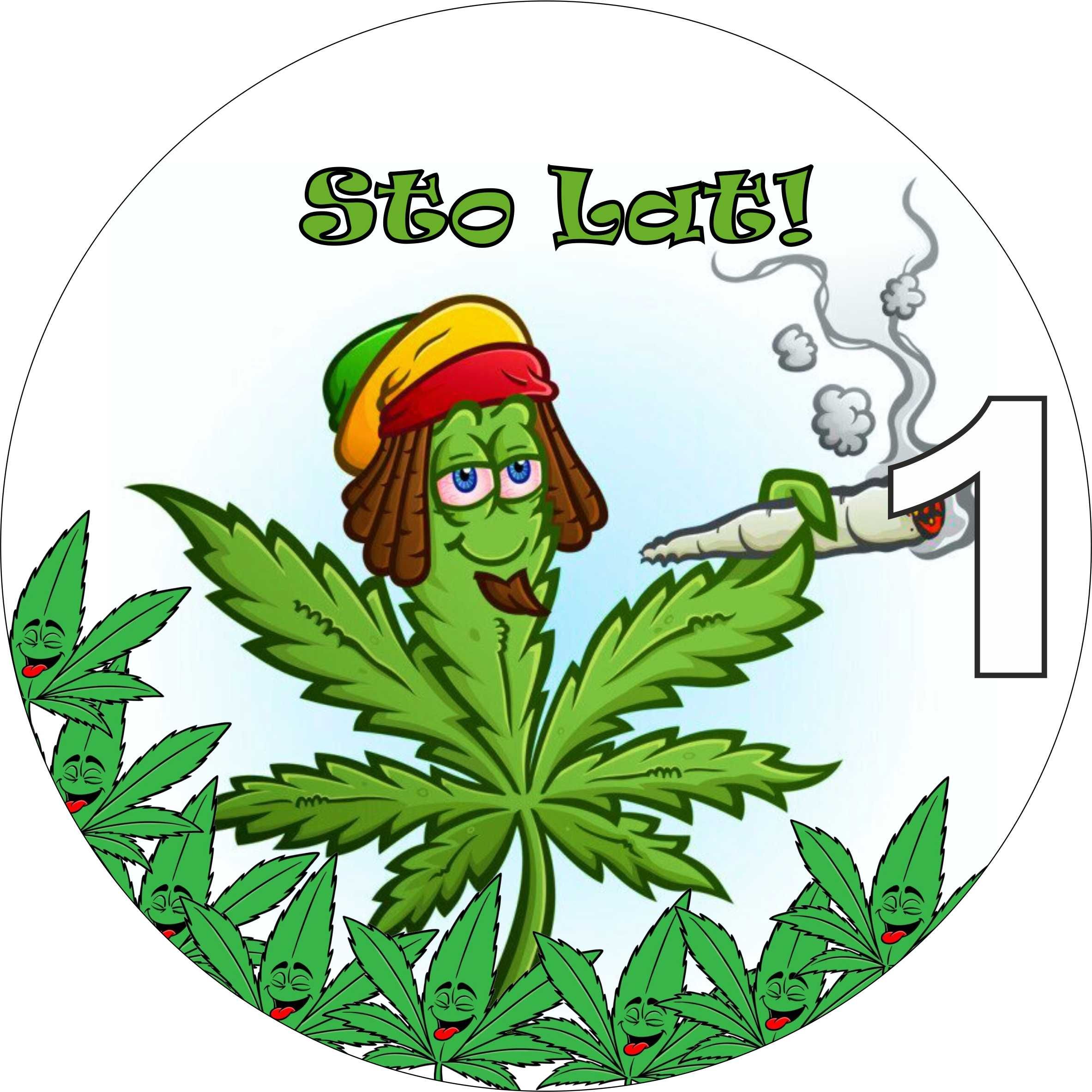 Pan Opłatek na tort - MARIHUANA
