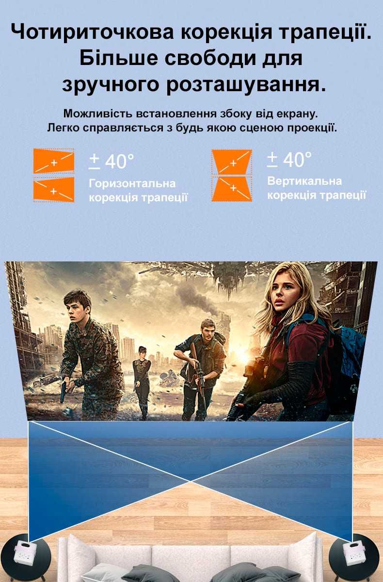 Світлодіодний проектор LedProjector P860 android version (*Київ*)