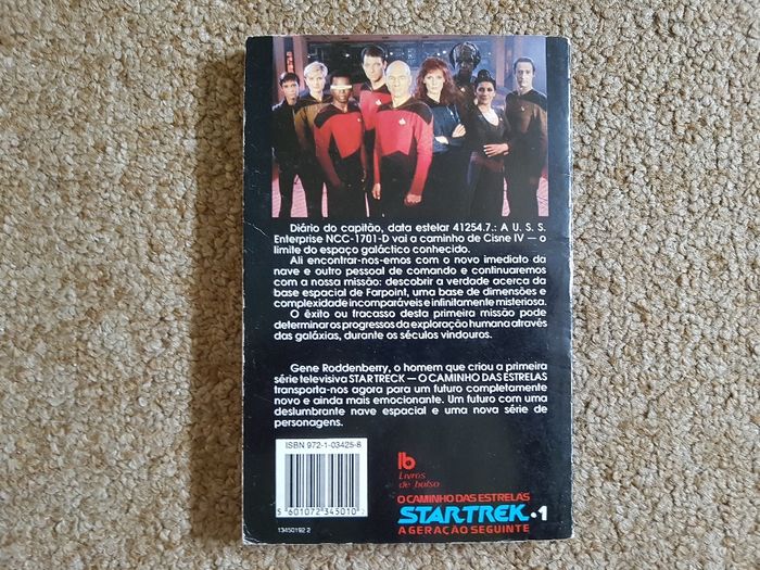 Livro Star Trek Encontro em Farpoint