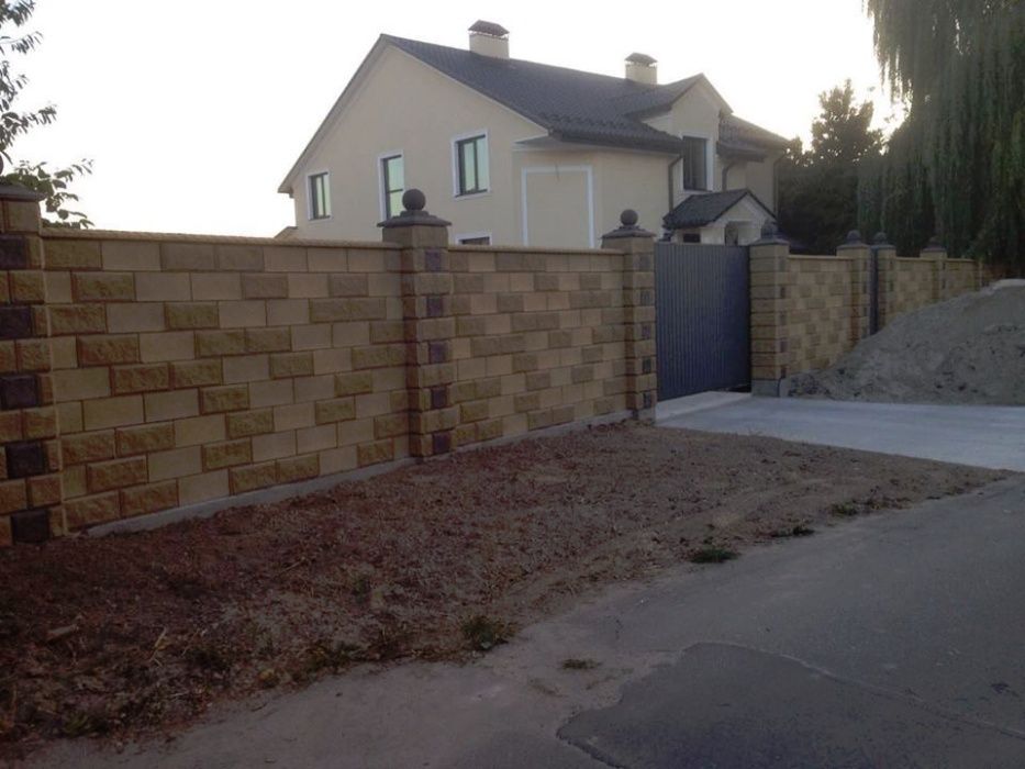 Декоративні Блоки для Парканів під Рваний Камінь,Тротуарна Плитка