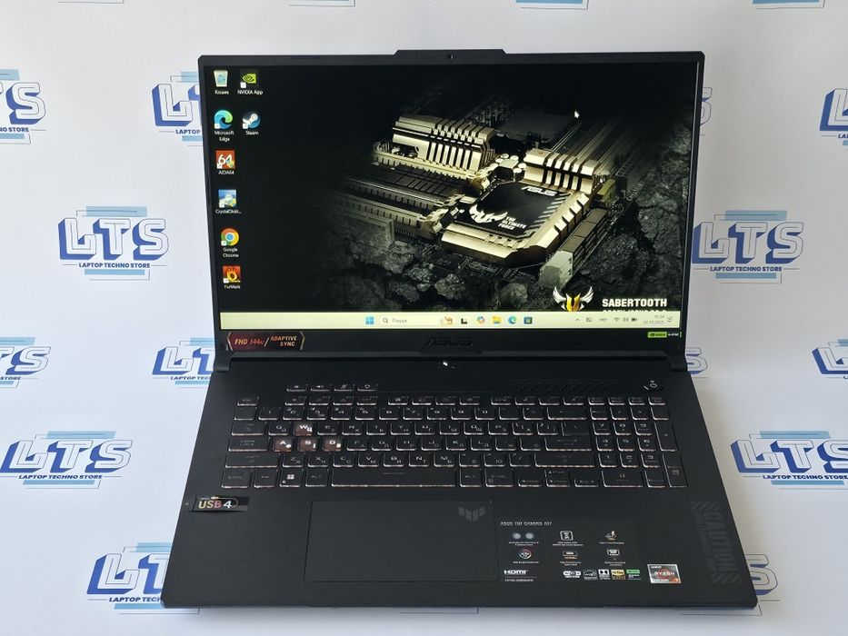 Asus Tuf gaming A17 144Hz R7-7735HS/ram16/ssd512 RTX4050