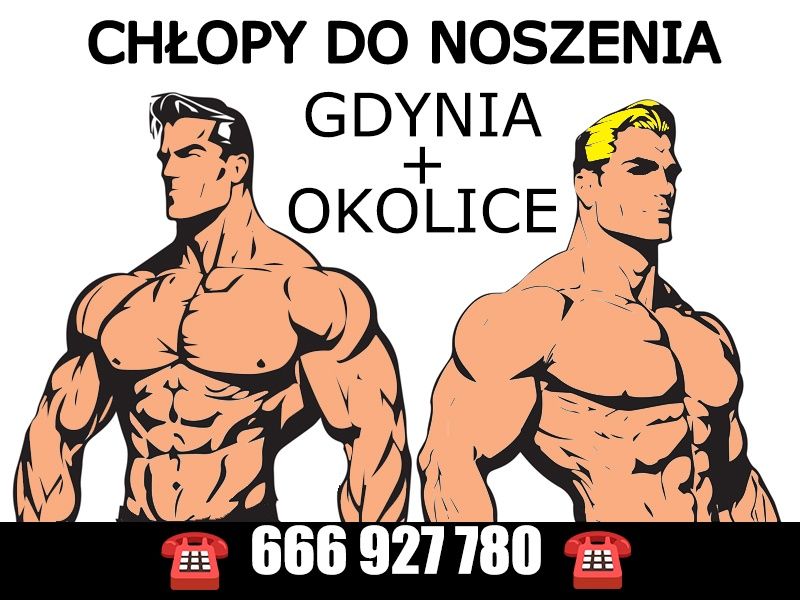 CHŁOPY DO NOSZENIA - Wnoszenie mebli, pianin, ciężkiego sprzętu 7d/tyg