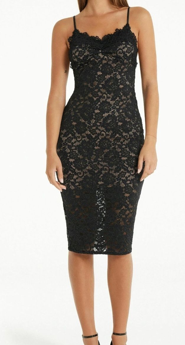 Vestido renda Zara Novo - S