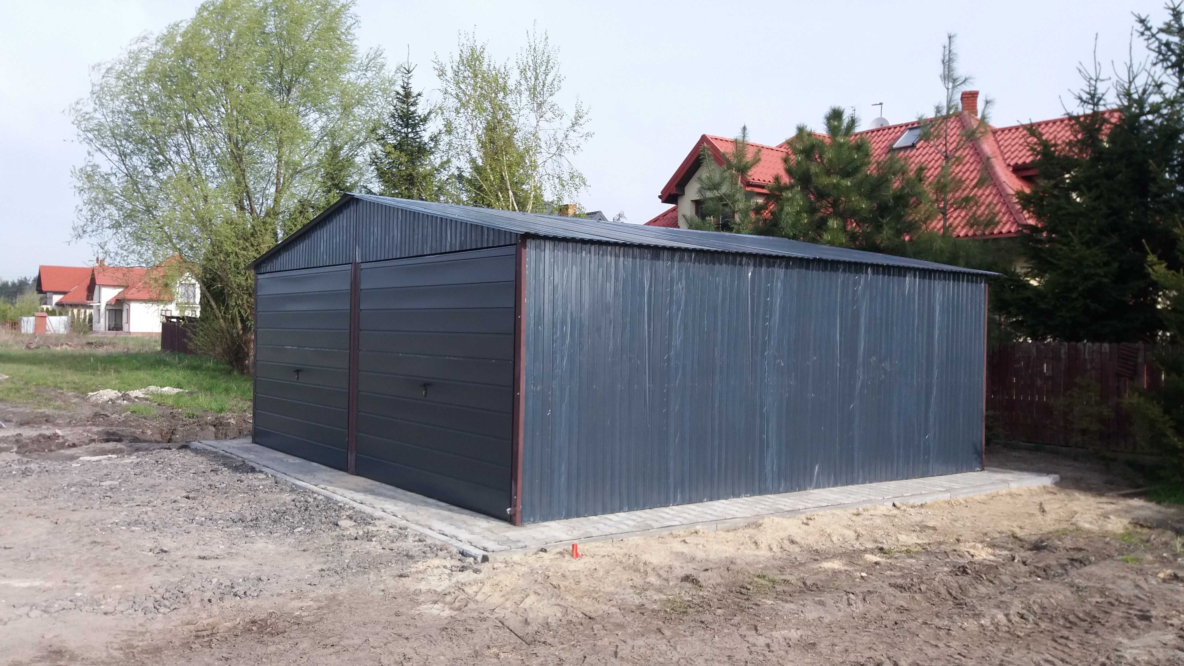 Garaż blaszak 6x5 dwuspad Magazyn wiata blaszana Hala Producent 6x8